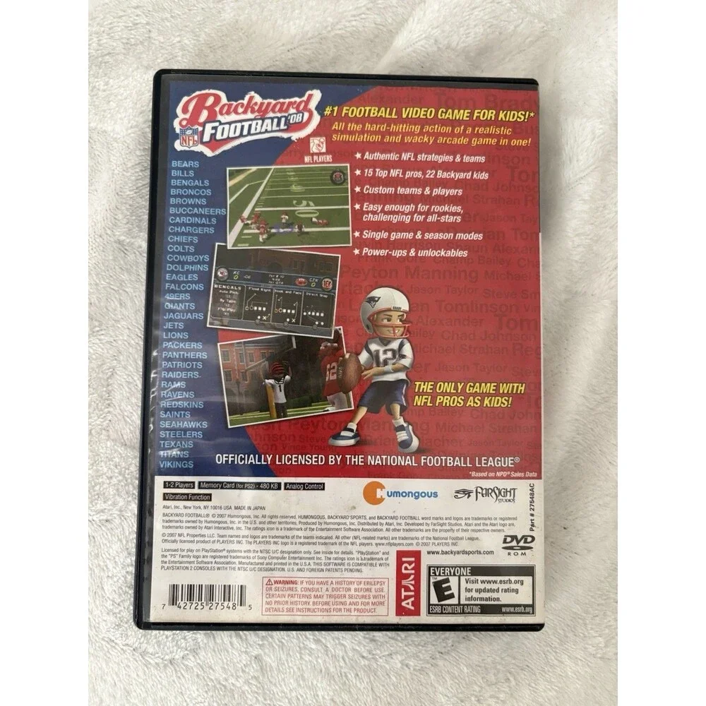 Sony PlayStation 2 - NFL Backyard Football ‘08